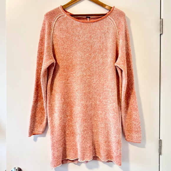 FREE PEOPLE Orange Long Sweater Dress - Picture 1 of 5